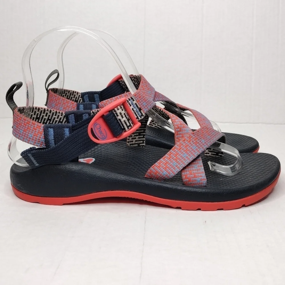 Chaco Z1 Ecotread Kids Outdoors Penny Coral Rose Strap Sandals Size 5